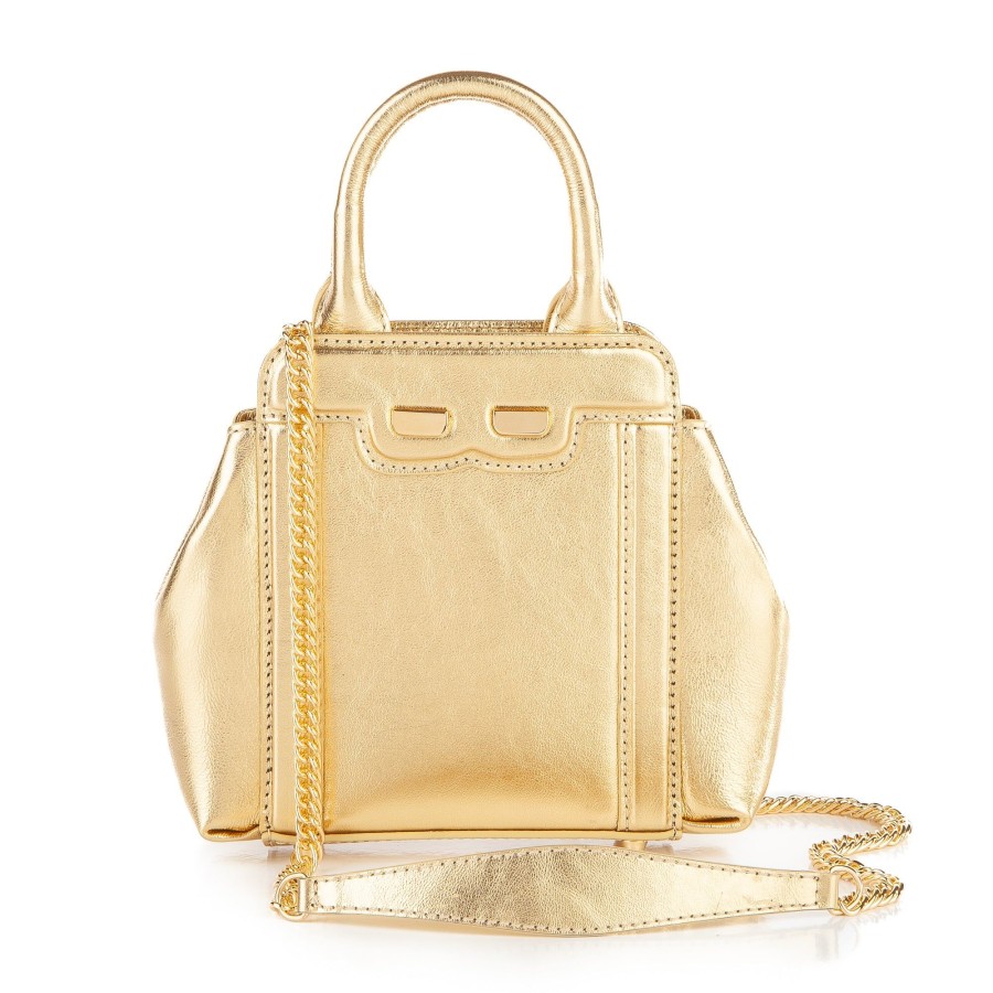 Women Bene Handbags | Mini Nott In Gold