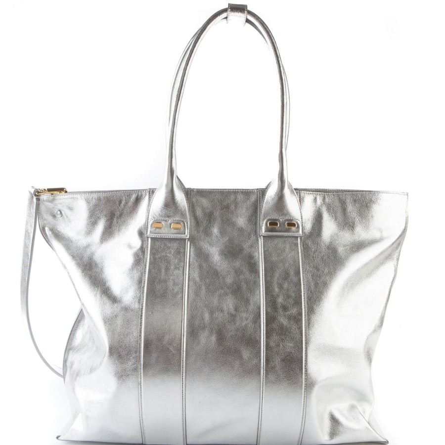 Women Bene Handbags | Stafford In Silver