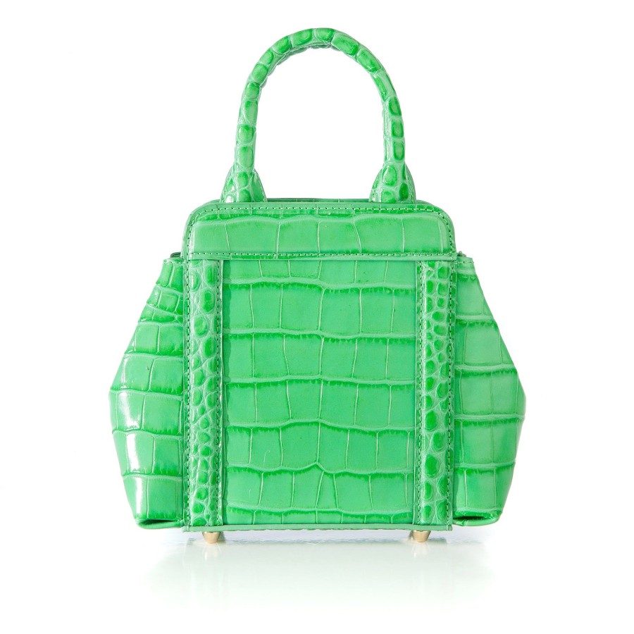 Women Bene Handbags | Mini Nott In Kelly Green