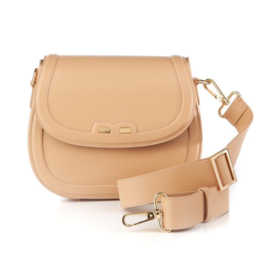 Women Bene Handbags | Holmes In Tan