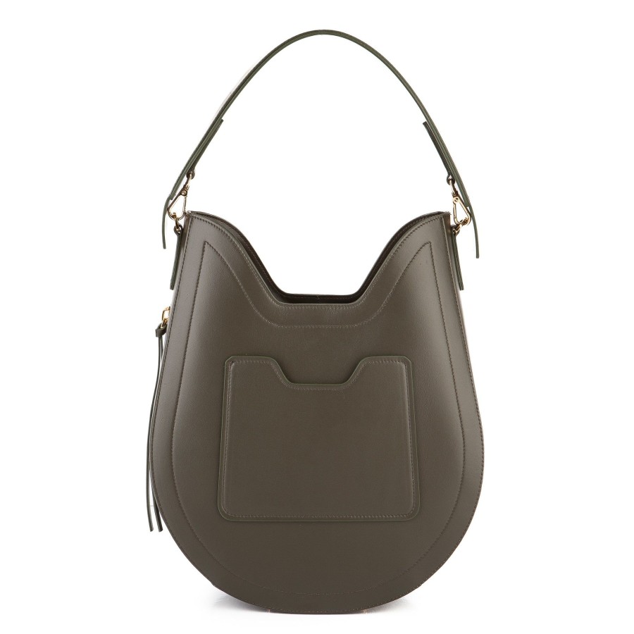 Women Bene Handbags | Henry James In Olive