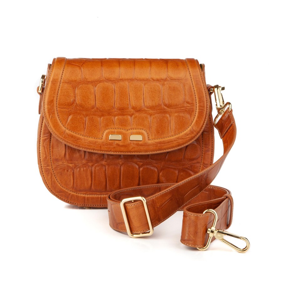 Women Bene Handbags | Holmes In Buffalo Xl Croc